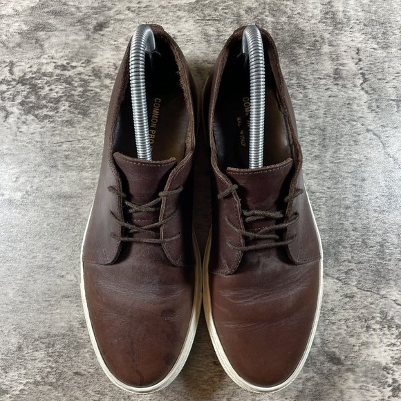 Common Project Achilles Low Shoes Sneakers Brown Leather Size EU39/M7/W9